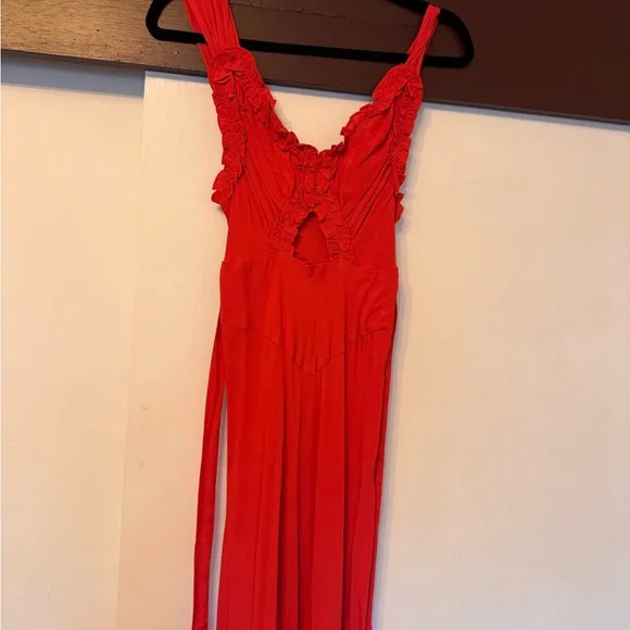 NWT Doen Amoretta Dress in Tigerlily XS - Picture 2 of 6